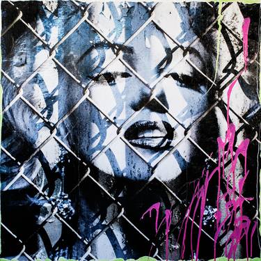 Saatchi Art Artist Anyes Galleani; Painting, “Trapped Marilyn” #art