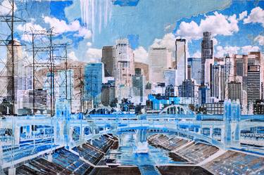 Original Cities Collage by Anyes Galleani