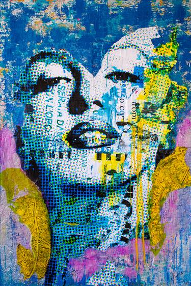 Original Street Art Pop Culture/Celebrity Mixed Media by Anyes Galleani