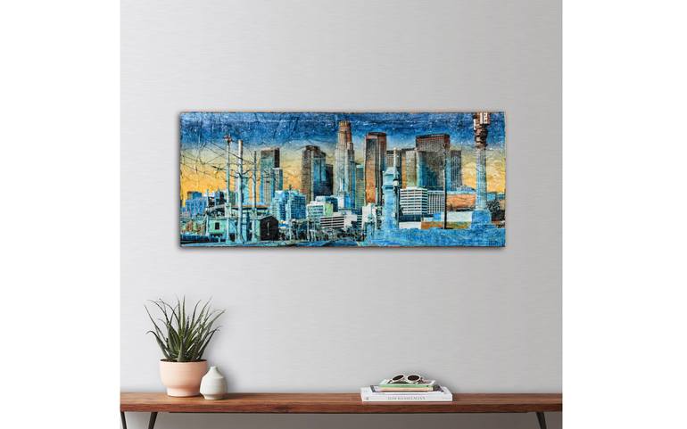 Original Cities Painting by Anyes Galleani