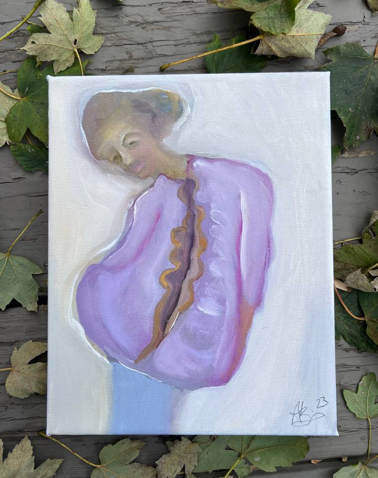 Original Figurative Women Painting by Anna Bergin