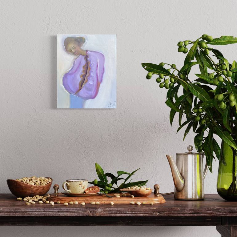 Original Figurative Women Painting by Anna Bergin