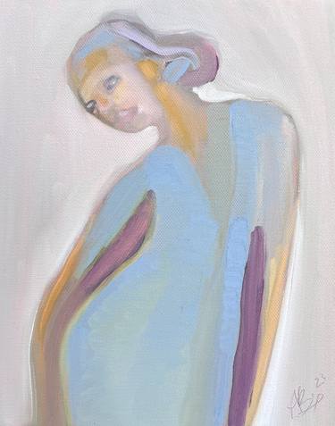 Original Figurative Women Paintings by Anna Bergin