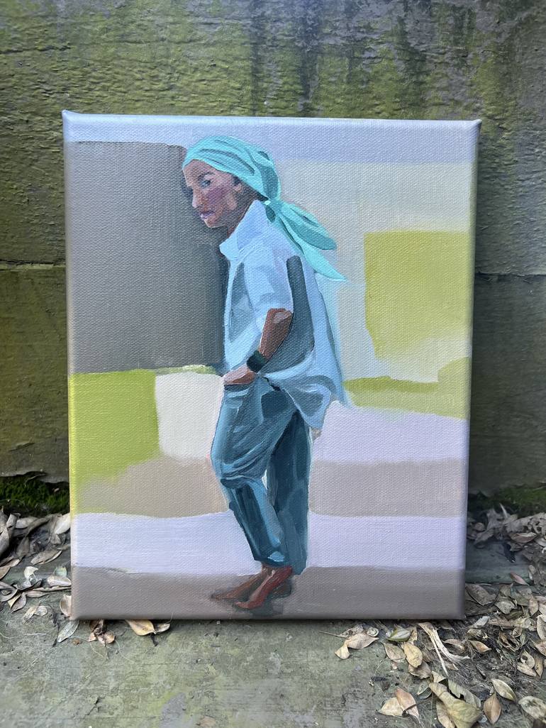 Original Figurative Portrait Painting by Anna Bergin