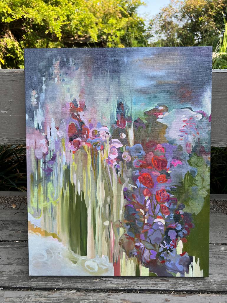 Original Abstract Expressionism Abstract Painting by Anna Bergin