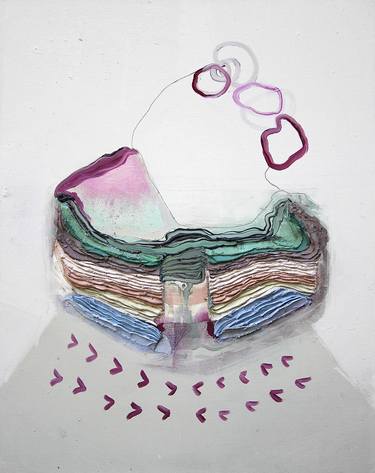 Original Abstract Expressionism Abstract Paintings by Anna Bergin
