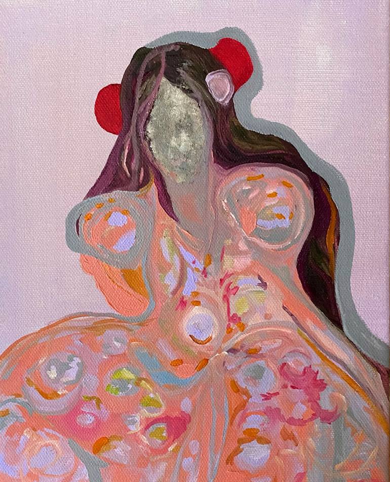 Original Abstract Fashion Painting by Anna Bergin
