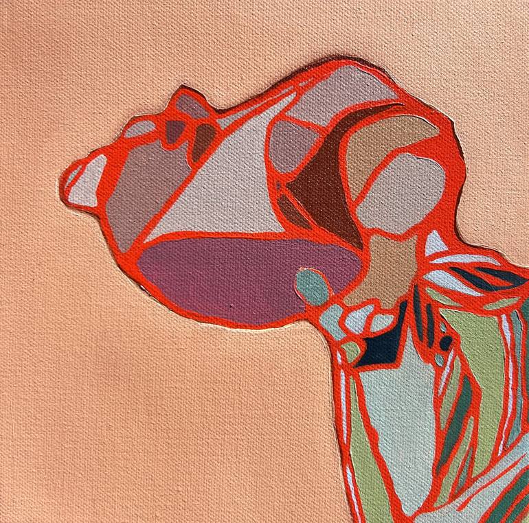 Original Abstract Expressionism Abstract Painting by Anna Bergin