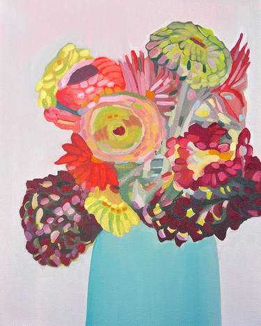 Saatchi Art Artist Anna Bergin; Paintings, “Late Summer Bouquet Four” #art
