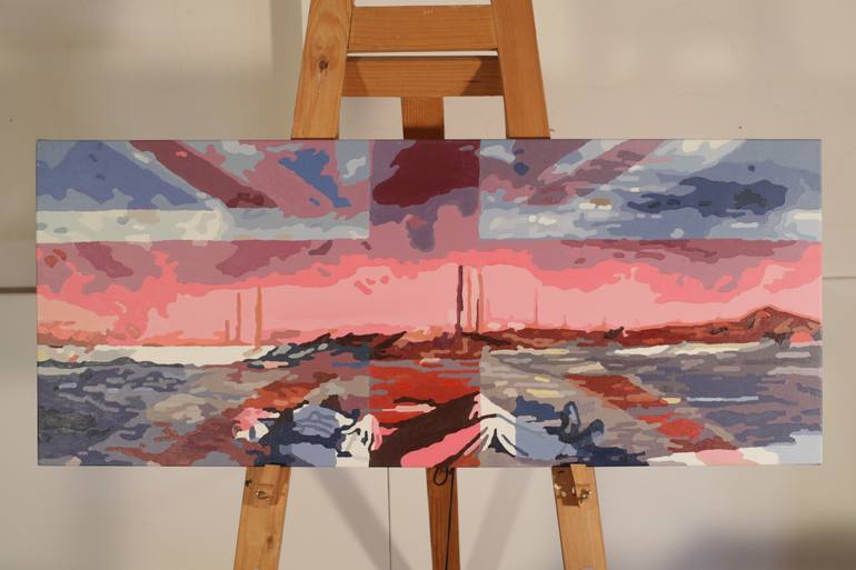 Original Figurative Landscape Painting by Dora HanžEk