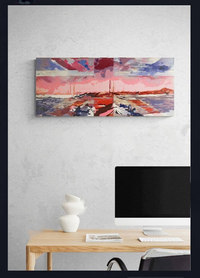 Original Figurative Landscape Painting by Dora HanžEk