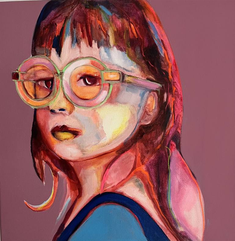 Print of Abstract Portrait Paintings by Patricia Derks