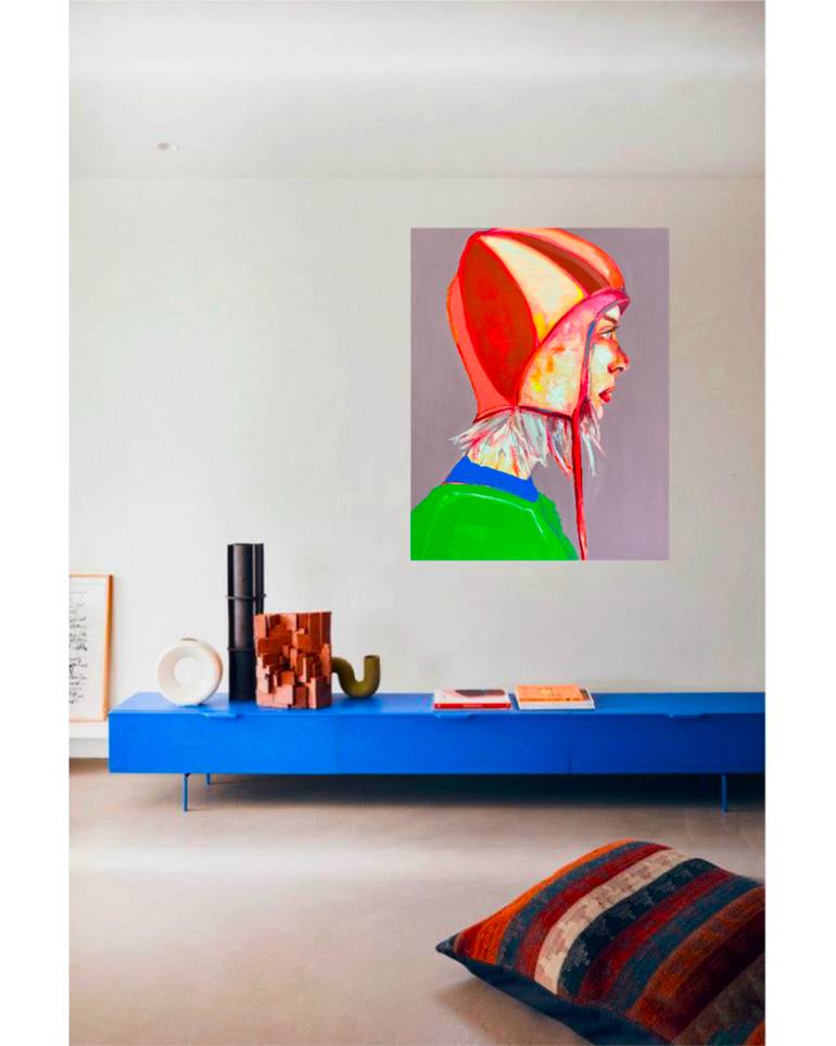 Original Expressionism Women Painting by Patricia Derks