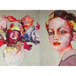 Dutch girl/ flowers by Patricia Derks