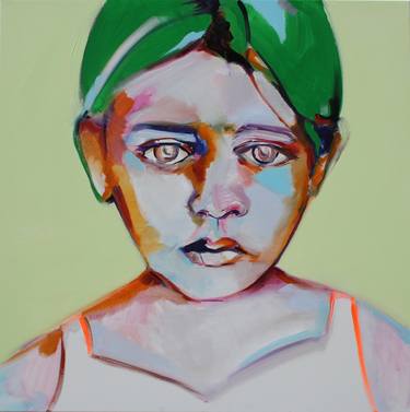 Print of Expressionism Portrait Paintings by Patricia Derks