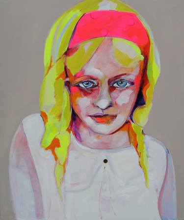 Original Expressionism Portrait Paintings by Patricia Derks