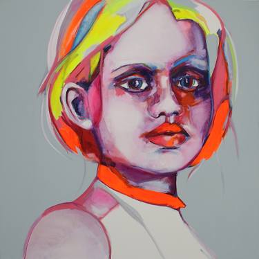 Print of Expressionism Portrait Paintings by Patricia Derks