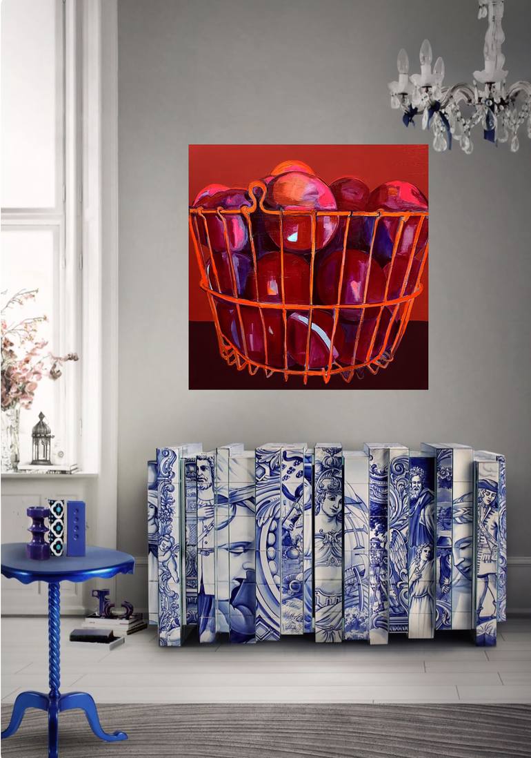 Original Expressionism Still Life Painting by Patricia Derks