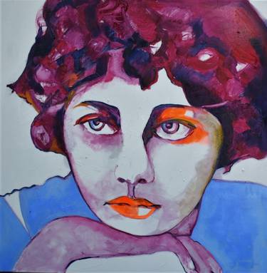 Saatchi Art Artist Patricia Derks; Painting, “Veronica” #art