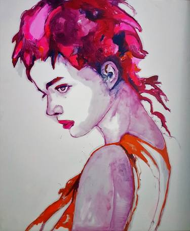 Print of Figurative Portrait Paintings by Patricia Derks