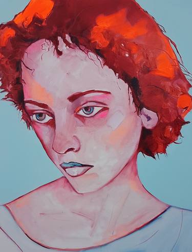 Print of Portrait Paintings by Patricia Derks