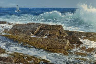 Original Seascape Painting by Brian LaSaga