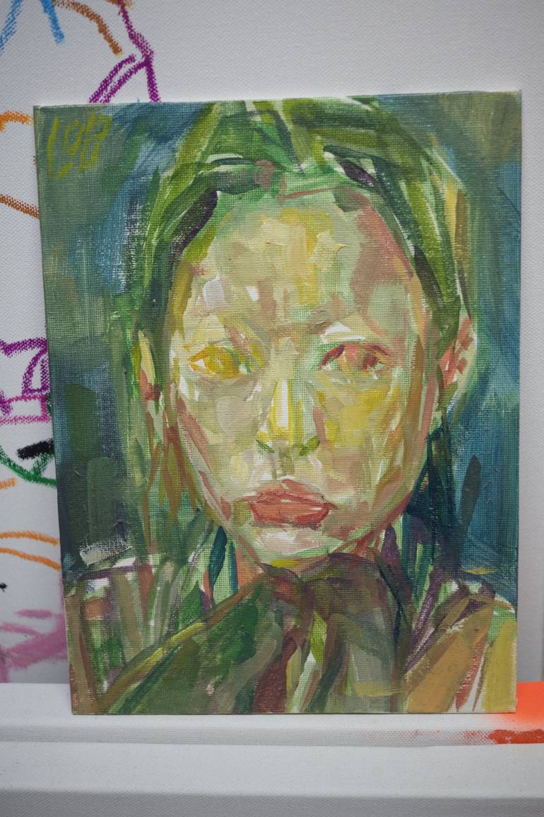 Original Impressionism Women Painting by Junsoo Kim