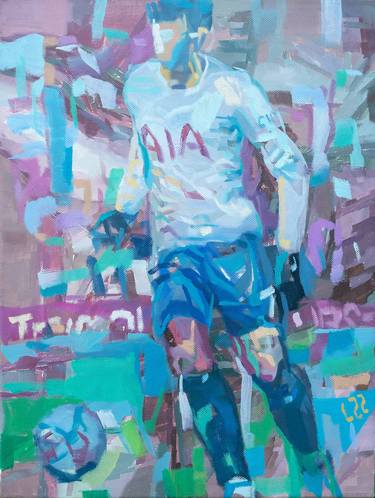 Original Expressionism Sports Paintings by Junsoo Kim