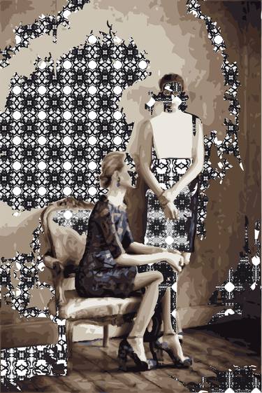 Original Surrealism Fashion Mixed Media by Riccardo Schiavon