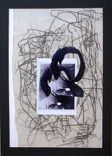 Original Abstract Expressionism Abstract Collage by Shizico Yi