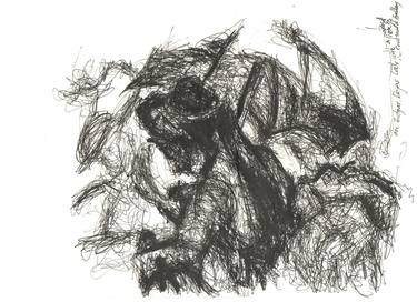 Original Expressionism People Drawings by Shizico Yi