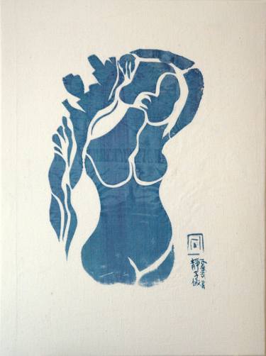 Print of Abstract Expressionism Nude Paintings by Shizico Yi