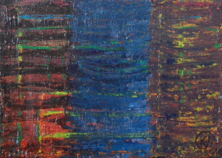 columns... Painting by keith lesser | Saatchi Art