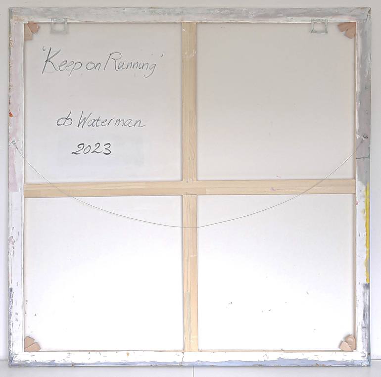 Original Abstract Landscape Mixed Media by Db Waterman