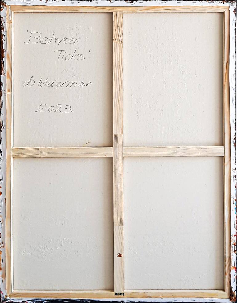 Original Abstract Seascape Mixed Media by Db Waterman