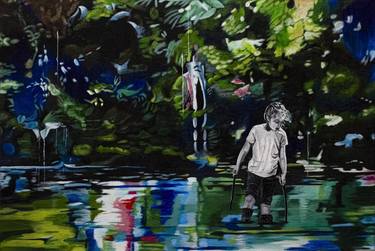 Original Contemporary Water Paintings by db Waterman