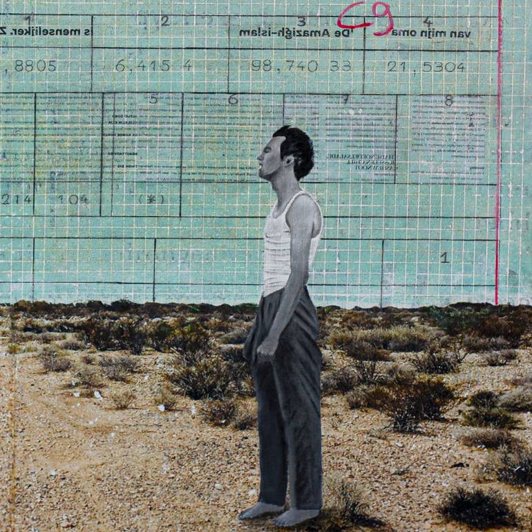 Original Surrealism Landscape Mixed Media by Db Waterman