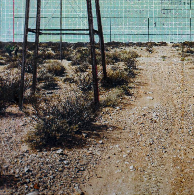 Original Surrealism Landscape Mixed Media by Db Waterman