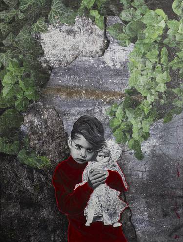 Original Contemporary Children Mixed Media by Db Waterman