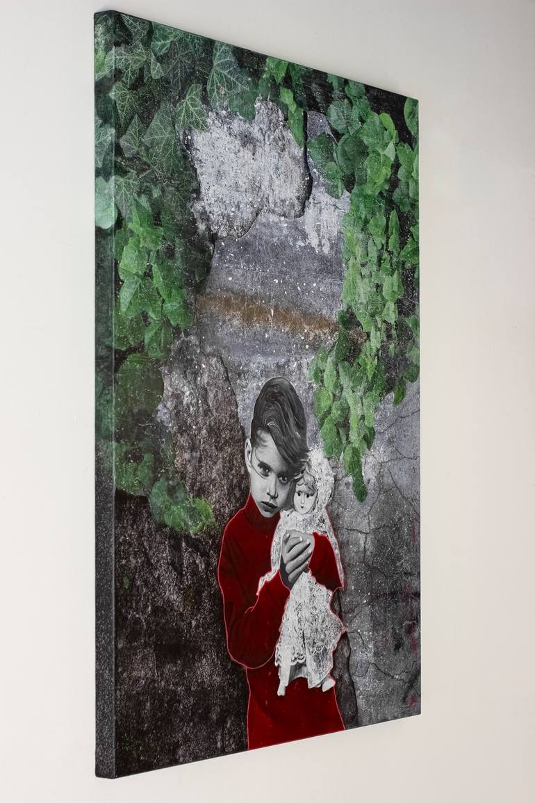 Original Contemporary Children Mixed Media by Db Waterman