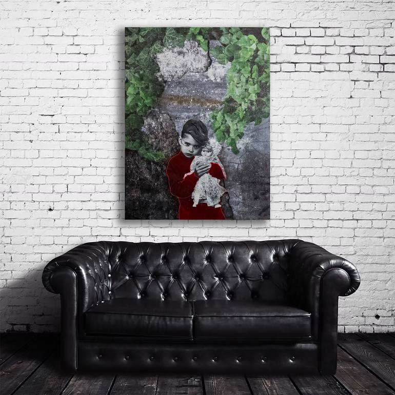 Original Contemporary Children Mixed Media by Db Waterman