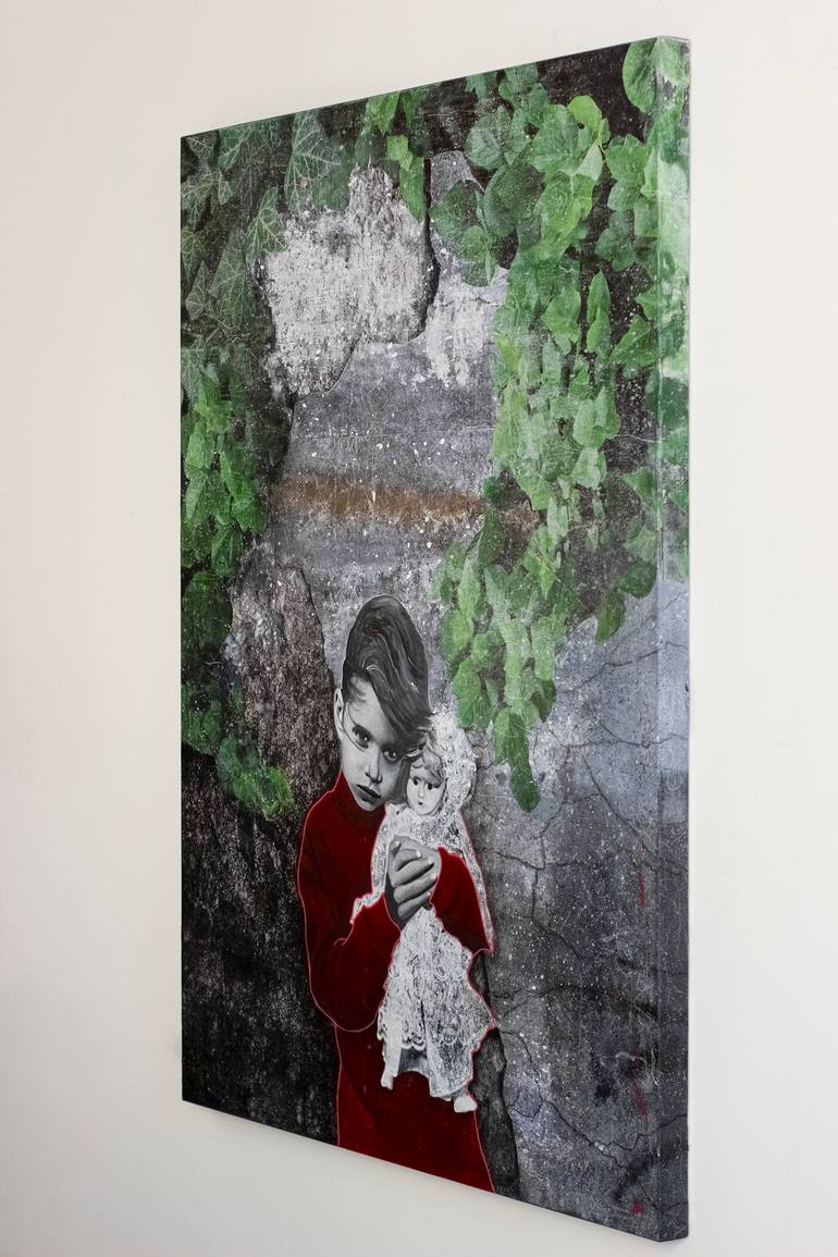 Original Contemporary Children Mixed Media by Db Waterman