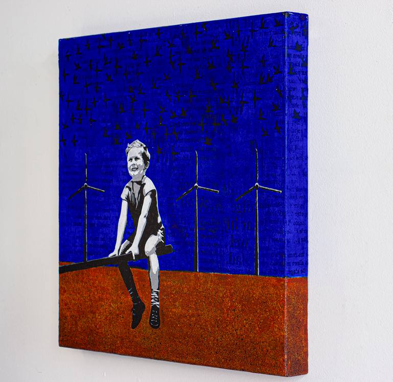 Original Contemporary Landscape Mixed Media by Db Waterman