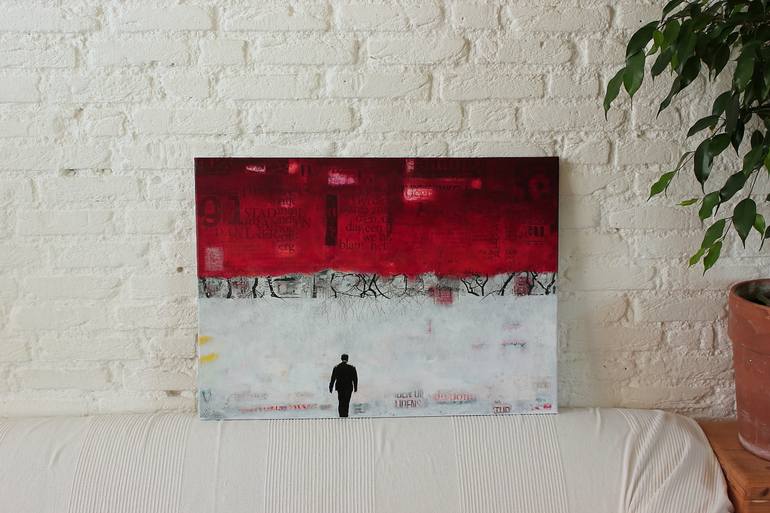 Original Abstract Landscape Painting by db Waterman