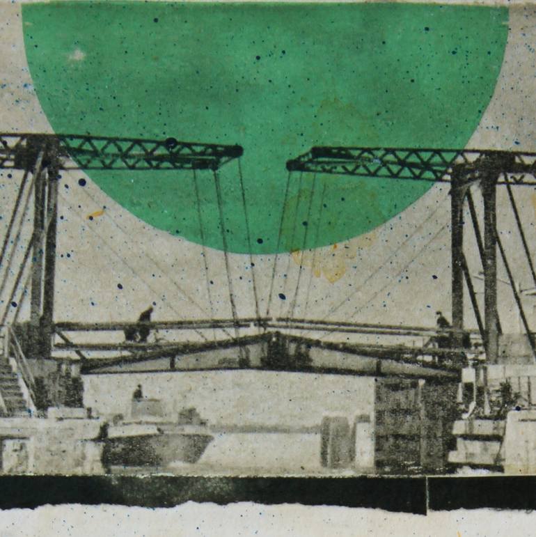 Original Figurative Landscape Collage by Db Waterman