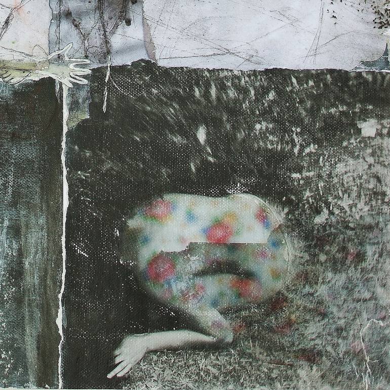 Original Expressionism People Collage by Db Waterman