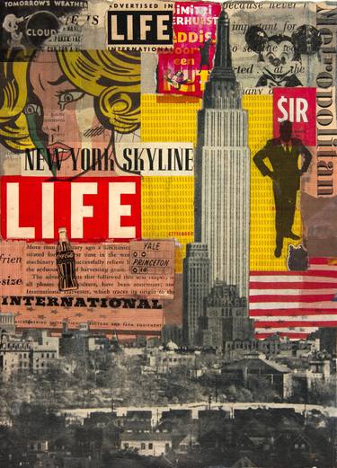 Original Street Art Cities Collage by db Waterman