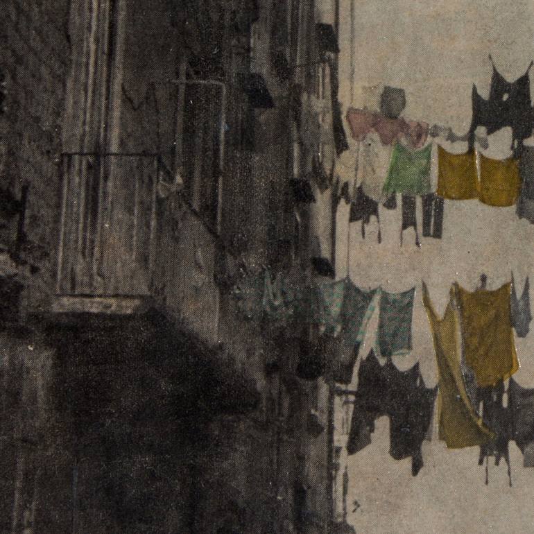 Original Figurative Cities Collage by Db Waterman