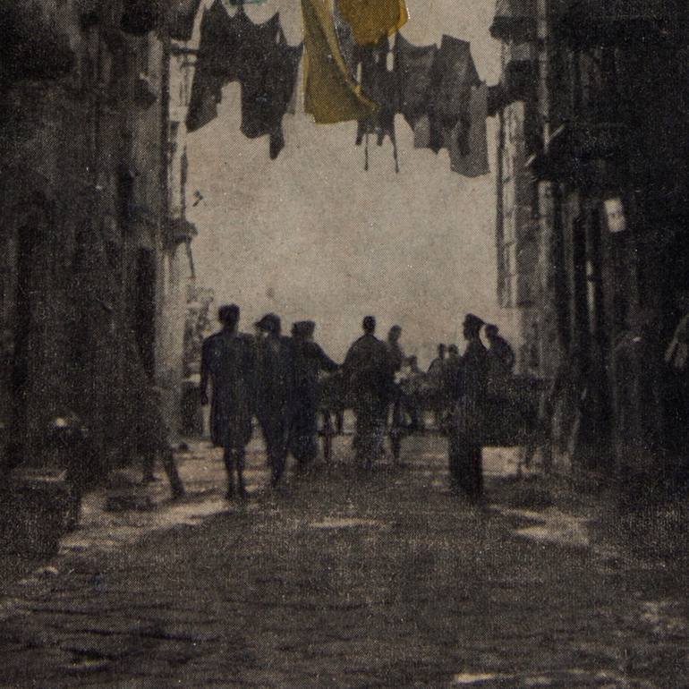 Original Figurative Cities Collage by Db Waterman