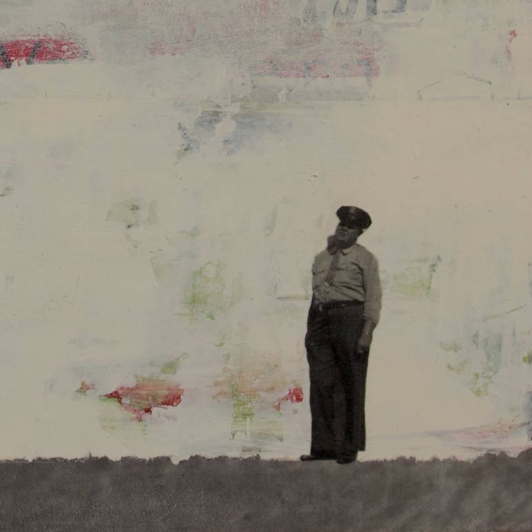 Original Figurative People Collage by Db Waterman